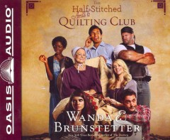 The half-stitched Amish quilting club  Cover Image