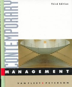 Contemporary management  Cover Image