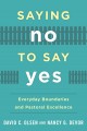 Go to record Saying no to say yes : everyday boundaries and pastoral ex...