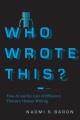 Go to record Who wrote this? : how AI and the lure of efficiency threat...