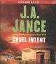 Go to record Cruel intent : [a novel of suspense]